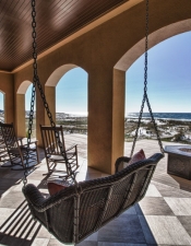 Porch Swing in 30A House